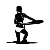 Surfer Girl naljepnica naljepnica Die Cut - samoljepljivi vinil - Vremenska zaštitna - izrađena u SAD
