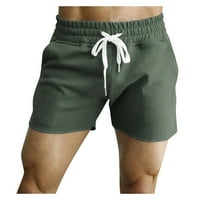 Muške ležerne kratke hlače za muškarce Ljetne fitness Bodybuilding Sportski kratke hlače Elastična struka