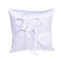 Jastuk za vjenčani prsten rustikalni bijeli držač za prsten od bijelog cvijeta vjenčani materijal