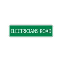 Električari Road Street potpisuje električni patch panel prekidač Bo osigurača zidni poklon 4x13.5