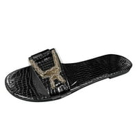 DMQupv papuče za pjenu za žene za žene kopče u boji papuče veličine Teksturirane ženske sandale Žene