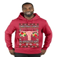 Divlji bobby božićna svjetla i reproduktivna prava ružni božićni džemper premium grafički duksevi dukseri,