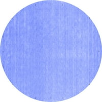 Ahgly Company u zatvorenom okruglom sažetkom plave suvremene prostirke, 4 '