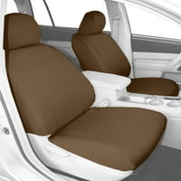 Caltend prednje kante Neoprenske poklopce sjedala za 2012- Volkswagen Tiguan - VW147-06PA bež umetci