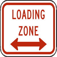 Promet i skladišni znakovi - Učitavanje zona Aluminijumski znak Ulično odobreno Znak 0. Debljina - znak