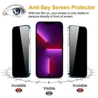 Sjajno set ekrana zaslona Zaštitite svoj telefon eksplozijski zaštitni ekran za zaštitu privatnosti