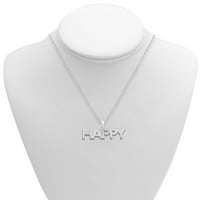 Macy's Diamond Sretan 18 privjesak ogrlica