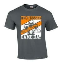 Mens Tennessee Thirt Tennessee Day Day Fudbalski sportovi TN TEAM Boja majica kratkih rukava Grafički