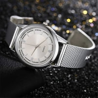 Cuoff satovi za muškarce muške poslovne ležerne od nehrđajućeg čelika mrežica za remenje Curct Watch