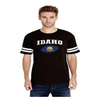 MMF - Muški fudbalski fini dres majica, do veličine 3xl - Idaho zastava