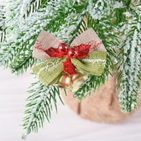 Chaolei božićno drvce leptir kravata sa ukrasom željeznog zvona Božić mini s zvonom