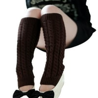 Kiapeise noga za žene 80-ih 90-ih Harajuku Kawaii Visoke potpetice čizme Topla nejasna noga Cover Partywear