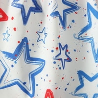 Djevojke 4. srpnja Haljina američka suknja za zastavu Dječji patriotske odjeće Stripe haljine bez rukava