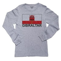 Gibraltar Flag - Posebna majica dugih rukava iz edicije za vintage izdanje