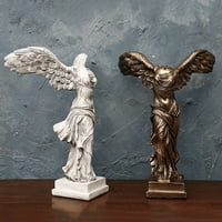 Desktop statue Clear Clened Dobar položaj posipajući krila Resov evropski stil Victory Goddess Sculpture