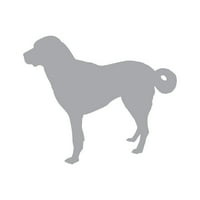 Anatolijski pastir naljepnica naljepnica Die Cut - samoljepljivi vinil - Vremenska zaštitna - izrađena u SAD - Mnogo boja i veličina - pasji pas - pas