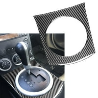 Auto Bon Fiber ABS Interur Shift Shift Ploča izvan auto naljepnice za Nissan 350Z Crno