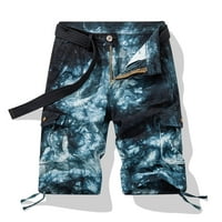 Muški teretni kratke hlače Casual multi-džepne patentne zatvarače Deco kratke hlače na otvorenom lagane
