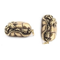Čari životinjski zodijak kineski figuri privjesak Lucky ogrlica sa ogrlicama od orašastih mesinga fengshui
