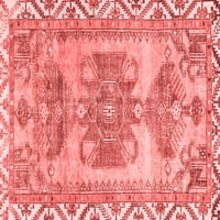 Ahgly Company Zatvoreni kvadrat Perzijski Crveni tradicionalni prostirci, 8 'kvadrat