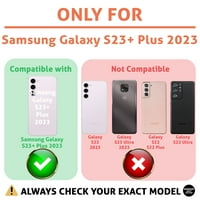 Talozna tanka futrola za telefon Kompatibilna za Samsung Galaxy S23 + Plus, Zebra uzorak Ispis, W kamperirani