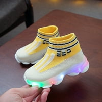 Patike za bebe Djeca djeca Djevojke Bling LED svjetlo Svjetlosne sportske cipele