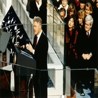 Predsjednik Bill Clinton isporučuje svoju drugu Inauguralnu povijest adresa