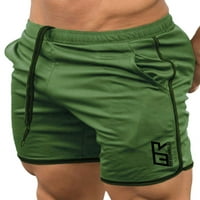 Wybzd Men Casual Plaže Kratke hlače Lagane plivanje Trgovi trening Trening Atletski kratke hlače Green