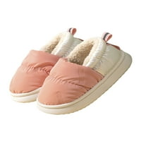 RotoSW djeca tople kuće cipele na papučama memorija pjene zimske papuče Neklizajuće meke plišane mokasinke svakodnevno udobnost unutarnjih cipela ružičasta 11,5c-12c