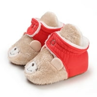 DMQupv rodne neutralne dječake i djevojke pamučne cipele pamučne vune tople i udobne cipele za početak