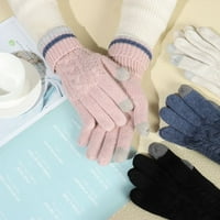 Pokloni vuna Basic Deckun Francuske mornarice pune rukavice mittens vinnie pletene rukavice plišane