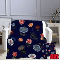 Boho cvjetni krevet s jastučnice s jastučnice kauč na razvlačenje u dnevnom boravku Ljeto šareno crtane