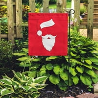 Sretna nova godina i sretna božićna maska ​​Santa claus brad bašte za zastavu Dekorativna zastava kuće