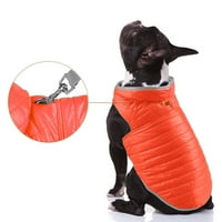 Zuparski prsluk za pse reverzibilna zimska jakna za pse za pse za pješačenje Vodootporno reflektirajuće