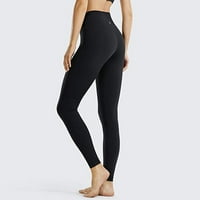 Visoke vučne pantalone za žene - maslačke meke ispisane hlače za vježbanje joge