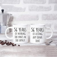 Koyal Veleprodaja 56. godišnjica šalica za kafu, godina nošenja hlača u porodici, puštajući ga da pomisli,