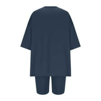 Ylioge Womens Loungewear Set, Plus Veličina pidžama Postavlja Ležerne prilike sa labavim dugim rukavima