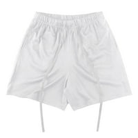 Muške kratke hlače Čvrsto štampane ljetne hlače na plaži bijeli xxl