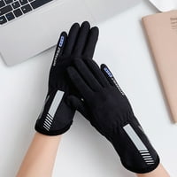 Par zimske rukavice dodirni ekran puni prsti vjetroottni bez klizanja Flip vrhom prsta toplim štitnicima