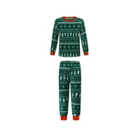 Božićna porodica koja odgovara pidžami žene jammies muškarci odjeća za spavanje snimke dugih rukava