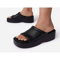 Ženske slajdove klizne na platformu Sandale Ljetne casual cipele Lagane klinove cipele dame gusni papuče