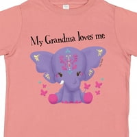 Inktastic Yara baka voli me ljubičasti slonsirani leptiri poklon dječaka malih dječaka ili majica mališana