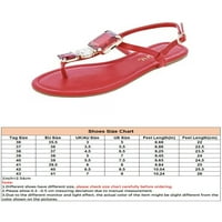 Zodanni ženske ravne sandale Ljeto thong sandal plaža Flip flops hodanje cipele s t-remenom u zatvorenom