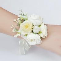 Lomubue Elegantna fina tekstura cvijet za ručni zglob Prekrasan moderski Flower cvjetni umjetni cvijet