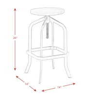 Ellesmere podesiva visina kolica za stolicu, komercijalna garancija: Ne, ukupno: 14 W 14 D