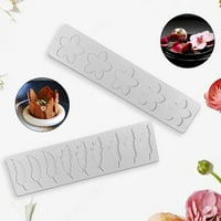 Farfi Snowflake kalup Super Mekani fleksibilni ne-stick Clear Texture Food Ocena široke aplikacije Torta
