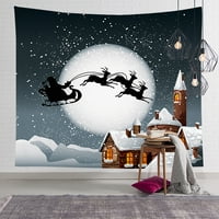 Stil Božićni ukras tapiserija za kućni dekor kamin Xmas pokloni - DIY Novogodišnji zidni ukrasi