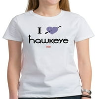 Cafepress - I Heart Hawkeye Purple Ženska majica - Ženska klasična majica