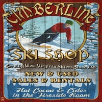 TimberLine, Zapadna Virdžinija, Ski Shop Vintage Sign
