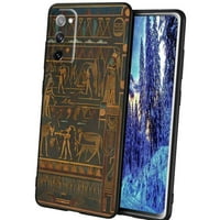 Deco-egipatska-umjetnost - telefon za Samsung Galaxy S FE za žene Muškarci Pokloni, Mekani silikonski